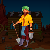 Desert Village Boy Escape Game